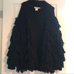 Mara Hoffman fringe cardigan